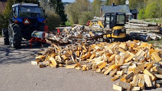 Timelapse video making of firewood 2023.