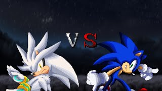 Sonic vs Silver | Sprite Animation 