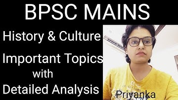 67th BPSC MAINS II History and Culture for BPSC Mains l Important Topics of History #bpsc #bpscmains