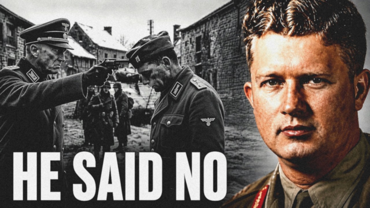 An American POW Refused a Nazi Commandant's Order — The Commandant Put a Gun to His Head