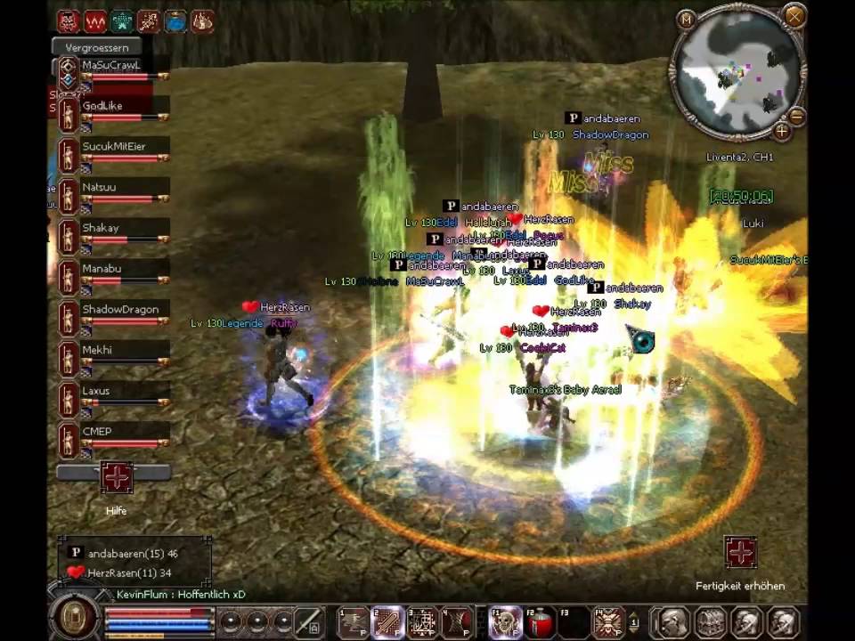 [Metin2] Liventa2-Herzrasen VS Pandabaeren!!