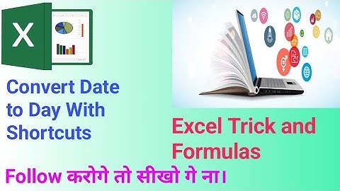 Convert Date to Day With Shortcuts | Excel Trick and Formulas |Excel Shortcuts Key