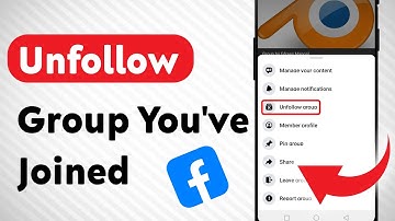 How to Unfollow A Group You