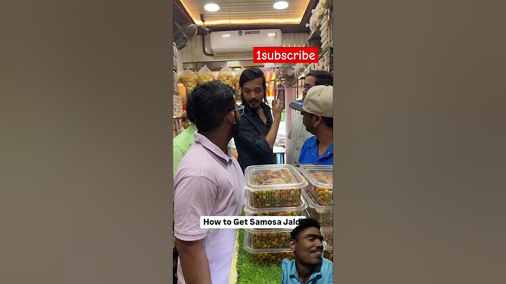 Dont try this at home! (How to get samosa jaldi) @Abhisheksonpaliya