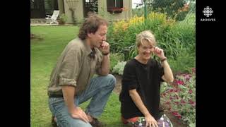 Visite du jardin de Véronique Le Flaguais et Michel Côté en 1997