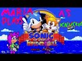 Maria Plays Sonic Triple Trouble 16-bits Remake As Knuckles