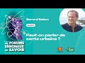 Grard salem  peuton parler de sant urbaine 