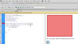 JQuery Tutorial in hindi / english: Getting an html elements dimension