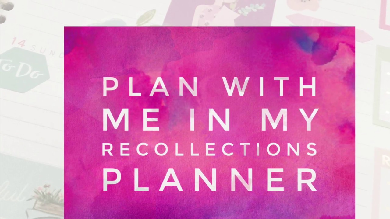 Recollections planner pwm 4/8 - 4/14