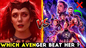 Scarlet Witch vs Avengers in Hindi || Can Wanda Beat Them all || SUPERHERO STUD10S