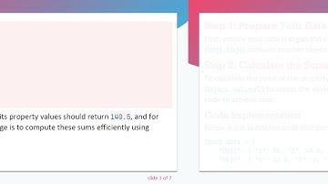 How to Easily Calculate the Sum of Property Values in a JavaScript Object
