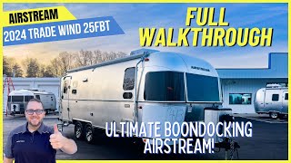 Full Walkthrough - 2024 Airstream Trade Wind 25FB Twin Bed screenshot 4