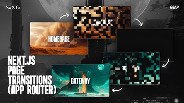 Next JS Page Transitions Taken Over by GSAP (The Hyperactive Block Reveal Effect)