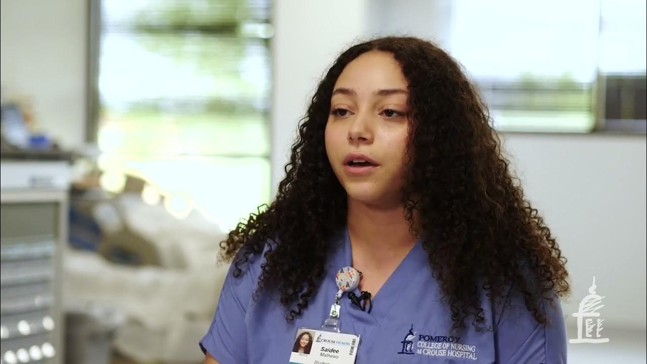 Pomeroy College of Nursing at Crouse Hospital Saidee Mathews, Student YouTube