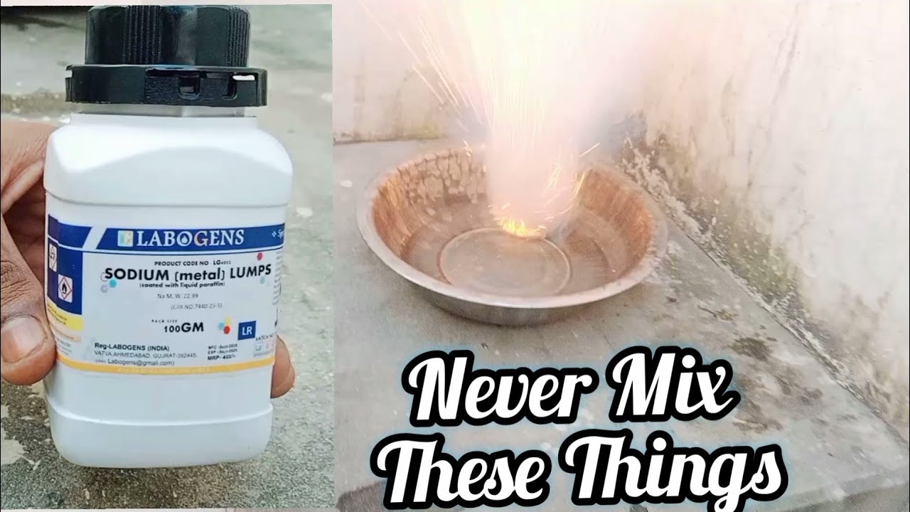 Sodium (Na) Metal Vs Water || Reaction of sodium metal and water