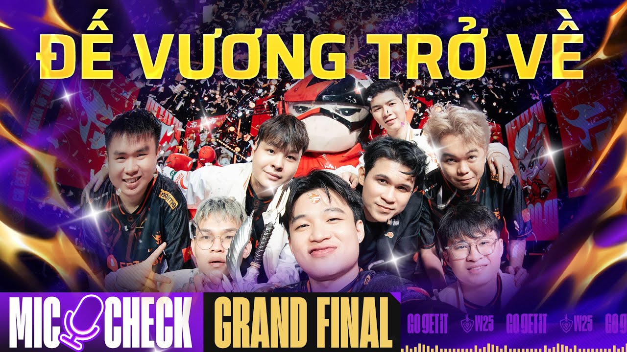 MIC CHECK CHUNG KẾT: SGP vs FPT - ĐẾ VƯƠNG NĂM ẤY TRỞ VỀ NHÀ | ĐTDV MÙA ĐÔNG 2025