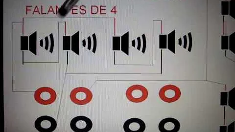 Como ligar o alto falante no amplificador?