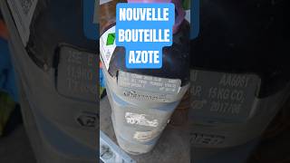 Nouvelle bouteille azote en fibre de carbone anti choc