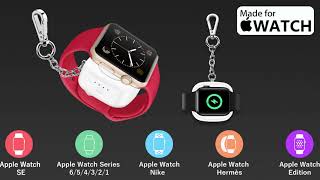Apple Watch 専用充電器 Apple MFi 認証 アップルウォッチ 充電器 1000mAh 純正 iWatch ワイヤレス磁気充電器 スタンド Apple ウォッチ 充電スタンド