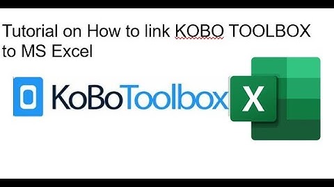 KOBO Toolbox Part 4| How to Link KOBO toolbox and MS Excel | Auto-update data|Video Tutorial| #KOBO