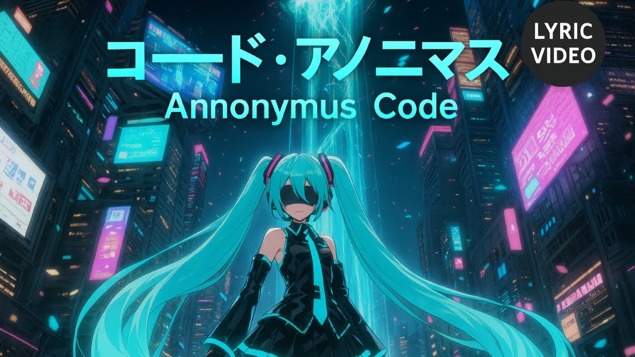 初音ミク風】コード・アノニマス / Anonymous Code【Lyric Video