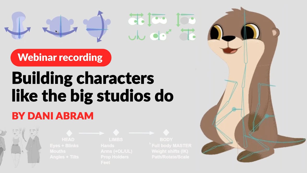 Webinar  Building characters like the big studios do by Dani Abram