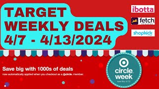 Target Circle Week Deals: Unmissable Weekly Savings at Target on Baby, Food, Household & more.