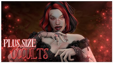 Plus Size Occults! | Create-A-Sim | The Sims 4 |