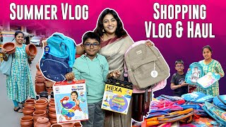 Summer Shopping Series Part 1 | நான் வாங்கியது என்ன? Karthikha Channel School Needs Shopping 2024