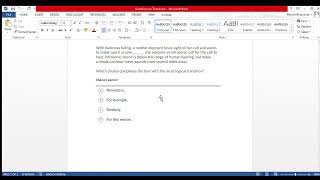 Digital SAT Writing Question | Transitions | How to Answer Transition Questions | Digital SAT