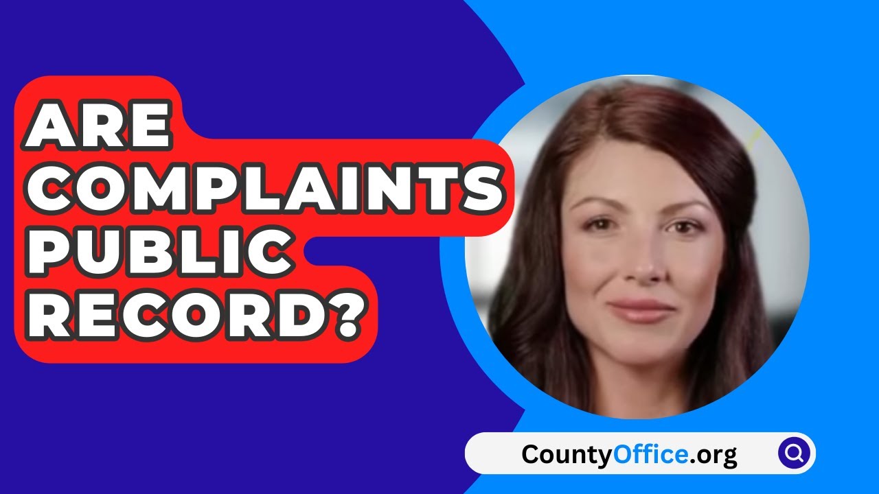 Are Criminal Complaints Public Record Are Criminal Complaints Public Record