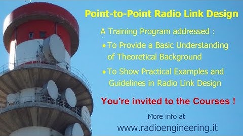 Point-to-Point Radio Link Design