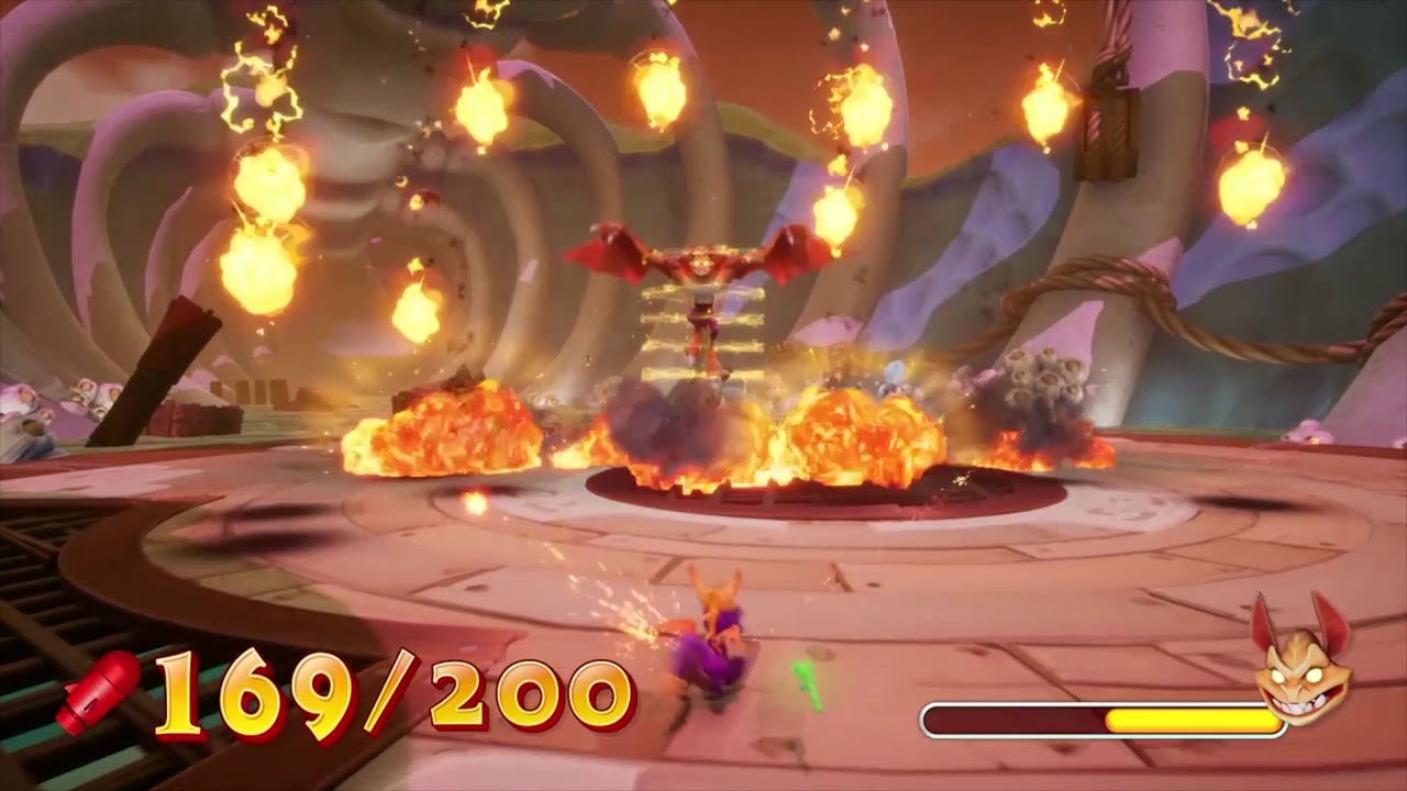 Spyro Reignited Trilogy - Scorch's pit boss