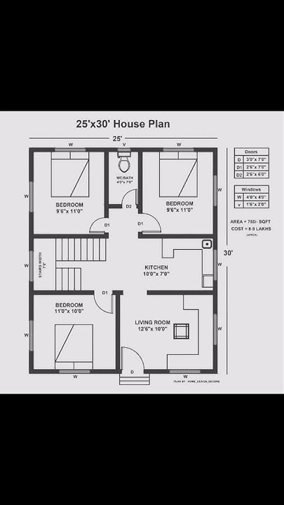 25-30-house-plan-25-30-ghar-ka-naksha-25-30-floor-plan-youtube