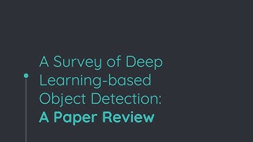 A Survey of Deep Learning based Object Detection - A Paper Review
