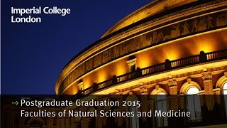 Postgraduate Graduation 2015: Faculties of Natural Sciences and Medicine