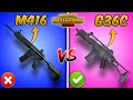 M416 vs G36C WHICH ONE IS BETTER?!? (PUBG MOBILE) Ultimate Weapon Comparison Guide/Tutorial