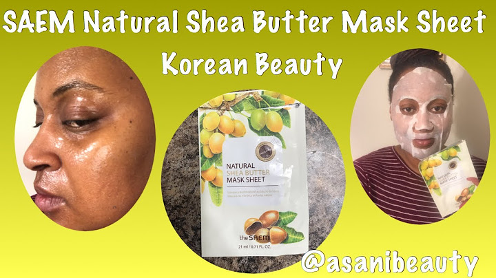 The saem natural mask sheet review năm 2024