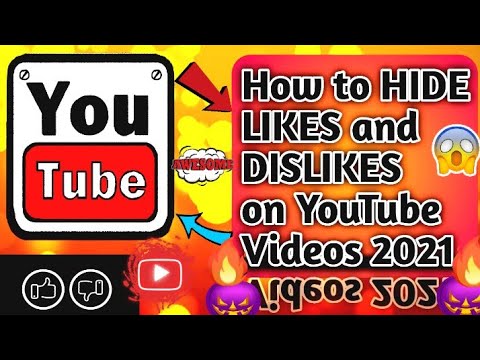 How to Hide Like and Dislike on YouTube Videos 2021 |||