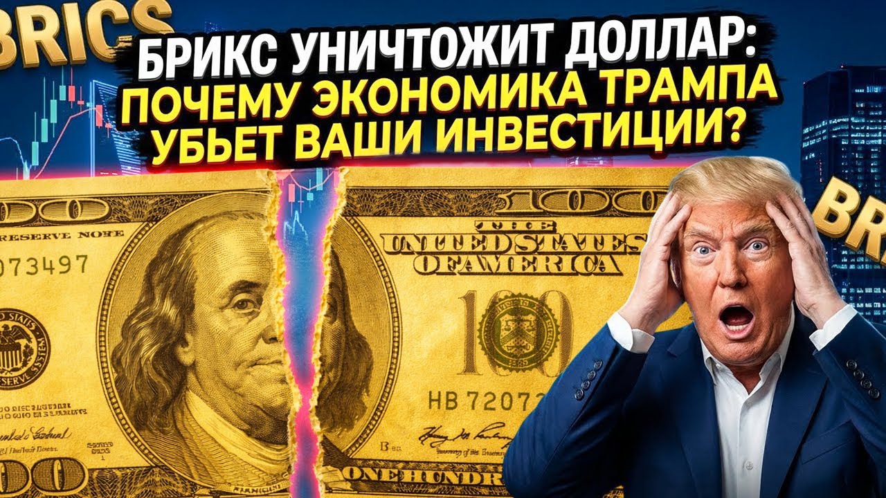 БРИКС УНИЧТОЖИТ ДОЛЛАР: Почему Экономика Трампа Убьет Ваши Инвестиции?