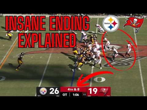 You CANNOT Make Up The ENDING Of The Steelers vs Buccaneers Game... | FULL ENDING EXPLAINED |