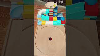 marble Run Race ASMR #303 Wooden Wave Course Colorful Marbles #marblerun #marblerunrace #asmr