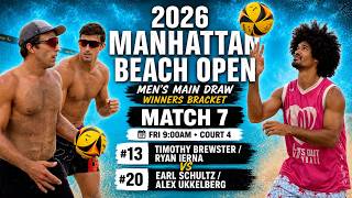2026 Manhattan Beach Open  Alex Ukkelberg Earl Schultz v Timothy Brewster Ryan Ierna Set 1