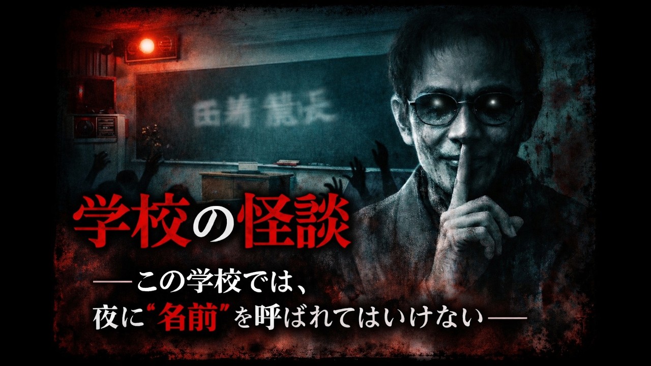 【睡眠用・作業用】夜に名前を呼ばれてはいけない学校｜長編ホラー朗読