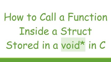 How to Call a Function Inside a Struct Stored in a void* in C