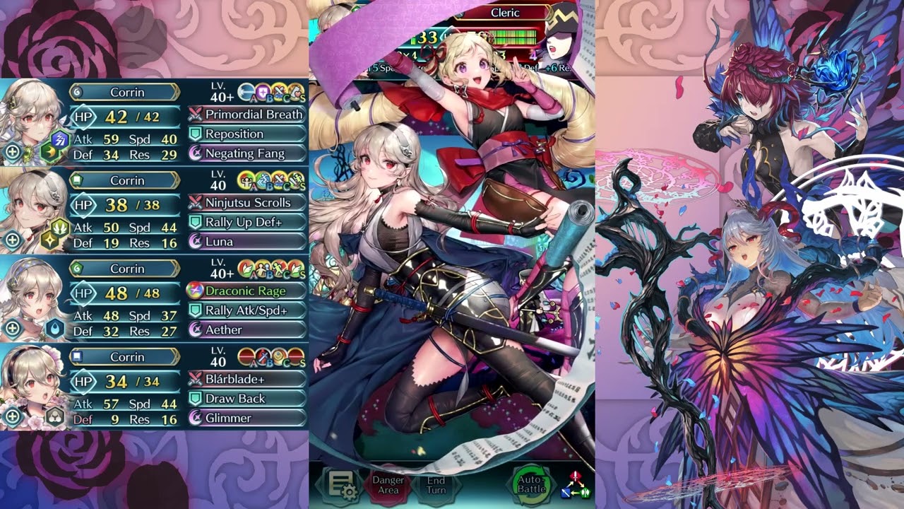 FEH: Female Corrin Emblem vs Abyssal Freyja and Triandra!