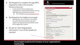 How to Complete the Annual RSO Application