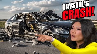 Crystal from Real Housewives sued for car crash - when her brother was driving!