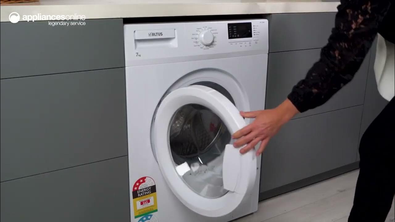 Product Review Altus 7kg Front Load Washing Machine AFL710W YouTube