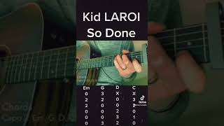 The Kid LAROI - So Done | Short Guitar Tutorial #howtoplay #guitar